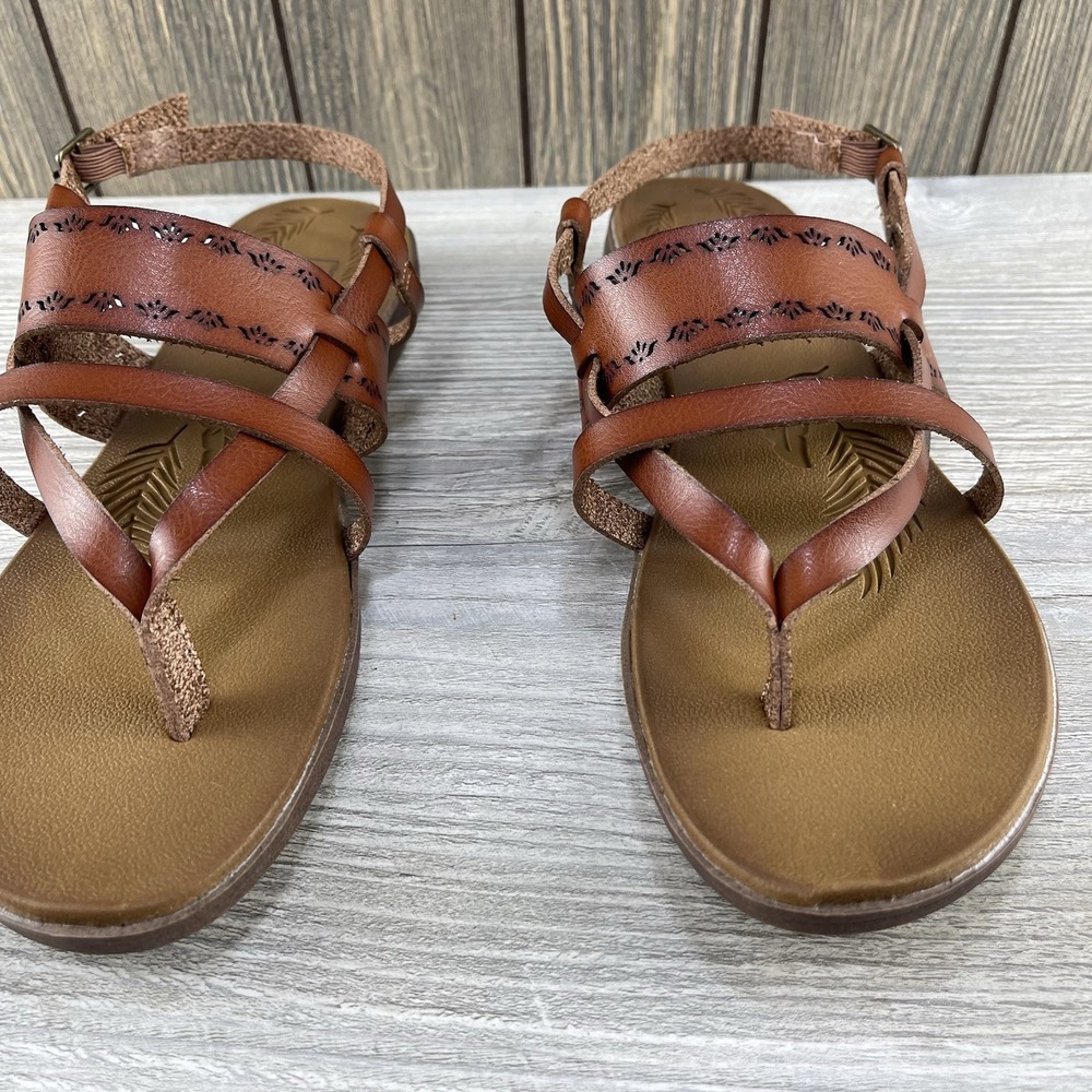 Pop Womens Comfort Fit  Strappy Sandals  Size 8 M  Flowers In Straps Casual - Picture 6 of 15